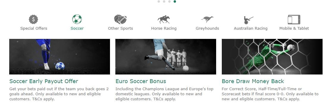 bet365 Football Betting Promotions Options